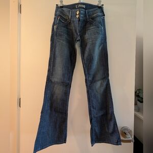 Hudson Jeans Dark Blue Flare Leg Denim Size 25